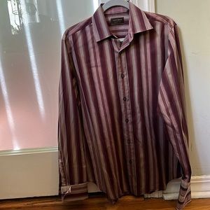 Joseph Abboud Profile Button Up Shirt - Medium